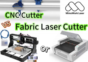 "Ŝtofo-Laser Tranĉilo VS CNC-Tranĉilo"