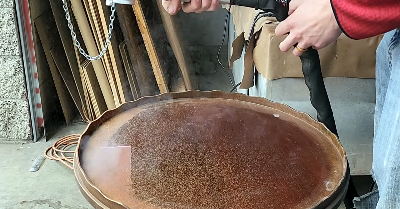 Cleaning Wood with Laser