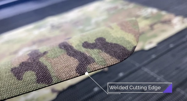 Laser Cut Cordura: Welded Cutting Edge