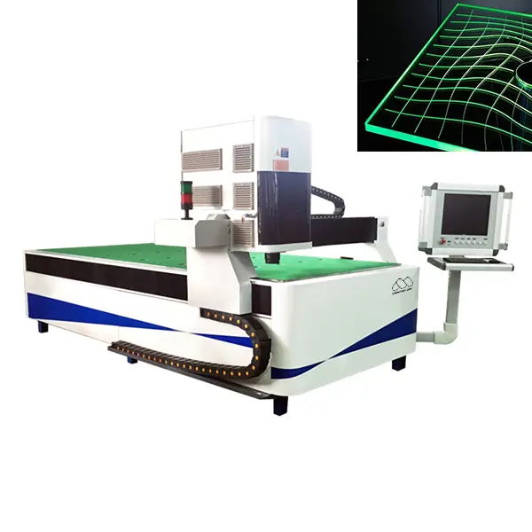 Glasätzmaschine für großformatiges Glas