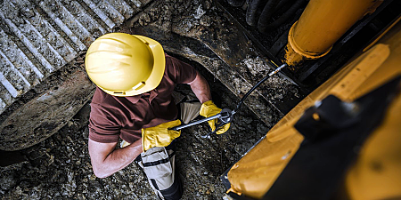 laser cleaning grease in construction