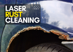 News Article Thumbnail "Laser Cleaning Rust with Laser Cleaner"