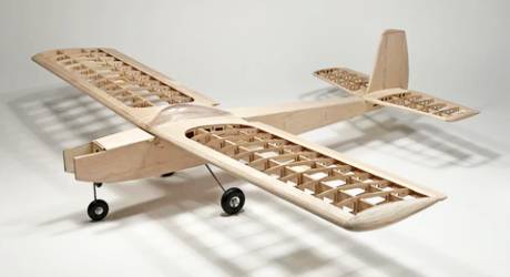 laser cut balsa model