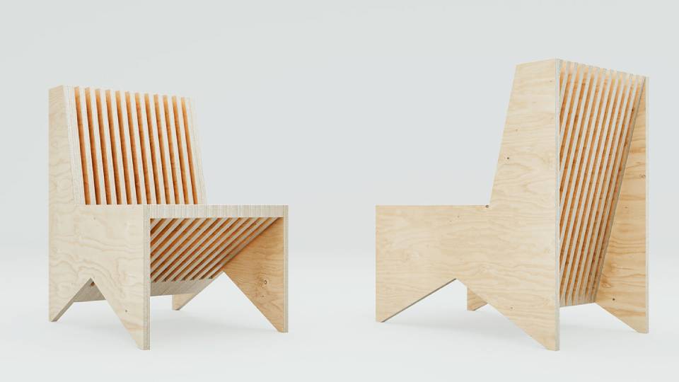 laser cut plywood furniture