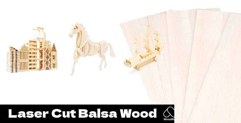 laser cutting balsa wood