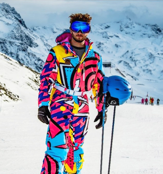 Ski Suit Tech Fabric Multicolour